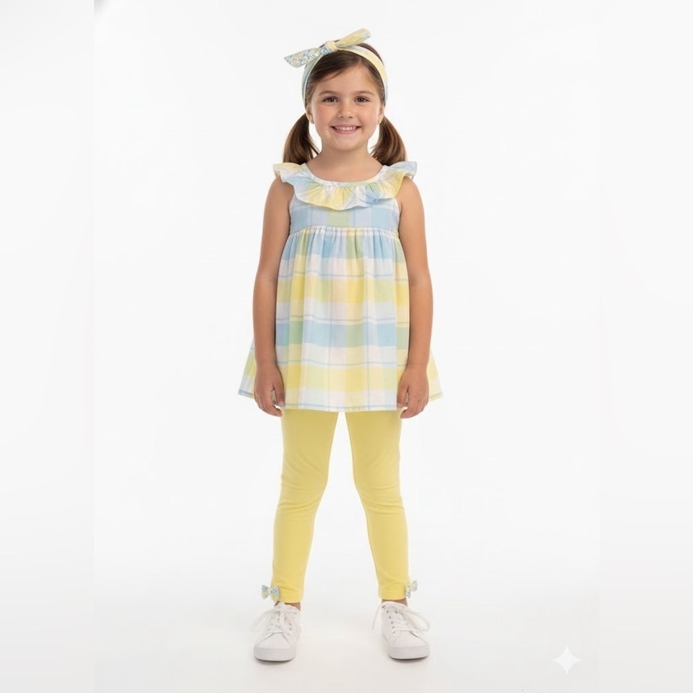 Tommy Bahama Yellow and Blue Plaid Kids Costume